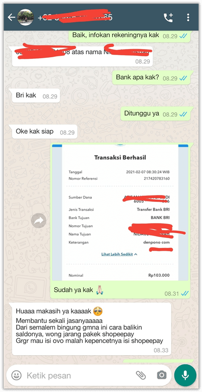 testi convert saldo